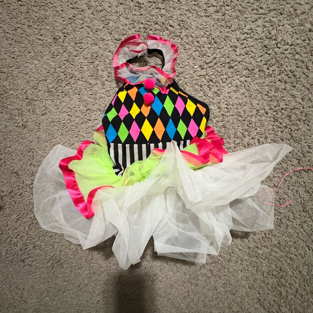 Curtain Call kids clown costume